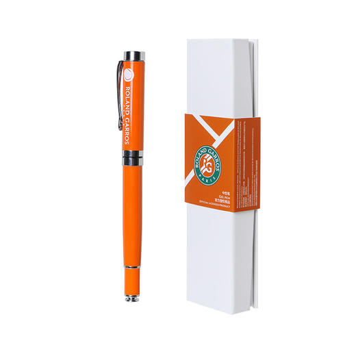 罗兰加洛斯法网官方正品 Roland Garros 2021新款橙色印花水笔 商品图1