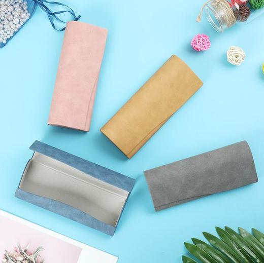 【眼镜盒】便携防压简约复古文艺镜眼镜盒 商品图0