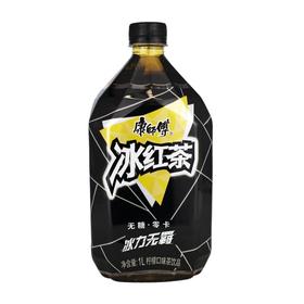 康师傅无糖冰柠檬味红茶1L