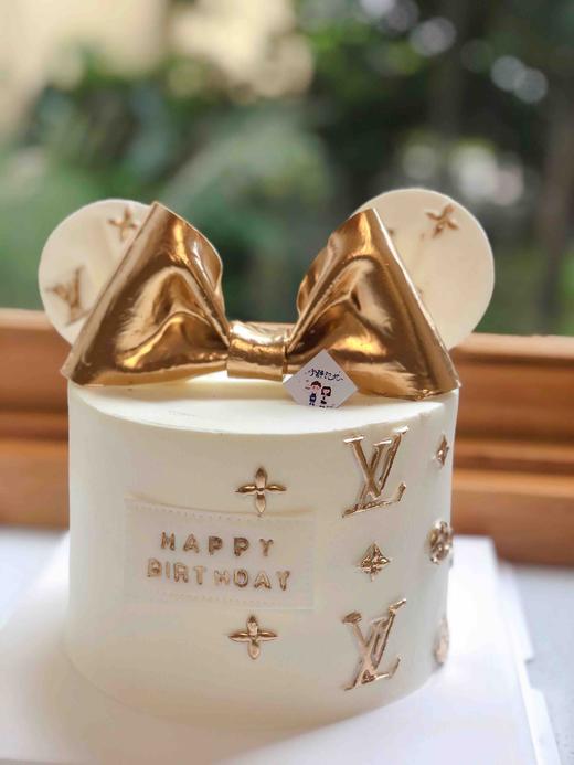 lv翻糖蝴蝶结奶油蛋糕 下单前请仔细阅读商品详情 商品图0