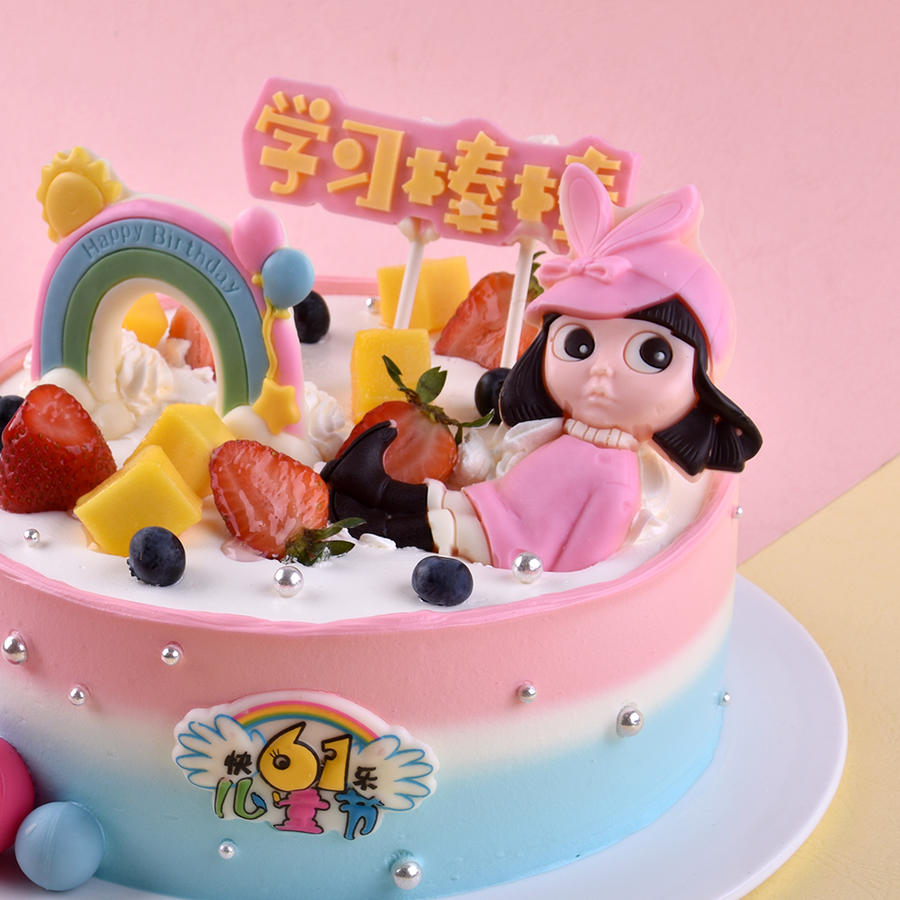 彩虹公主蛋糕-1磅118元/2磅178元