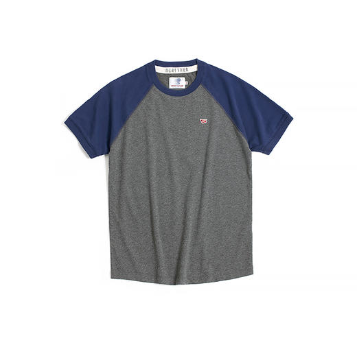 VinR/VR17A005/插肩撞色领TEE 商品图0