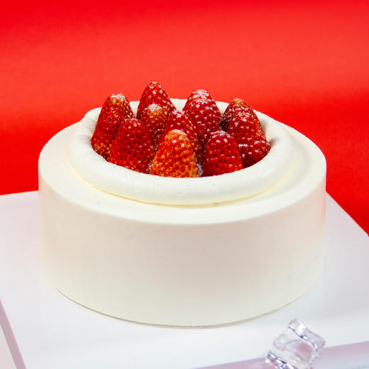 （咸味）动物奶油【冬の余晖】- 新鲜水果+焦糖脆脆夹心（11月——2月正值草莓，这时候的很好吃哦，其他时间购买草莓蛋糕会偏酸哦 ） 商品图4