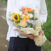 美好时光（A、B款入）丨向日葵香槟玫瑰精致花束 商品缩略图5