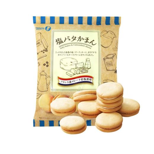 宝制菓黄油盐味夹心饼干 商品图0