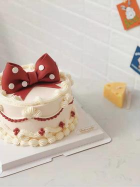 可爱风蝴蝶结款（六寸）