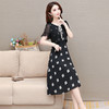 YWE  LTT21A85修身气质小个子雪纺印花连衣裙 商品缩略图2