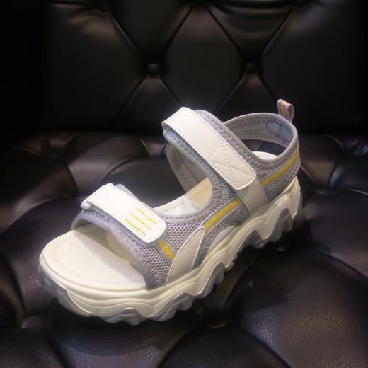 lfgj jeans BB112休闲舒适牛皮/网面凉鞋 商品图0