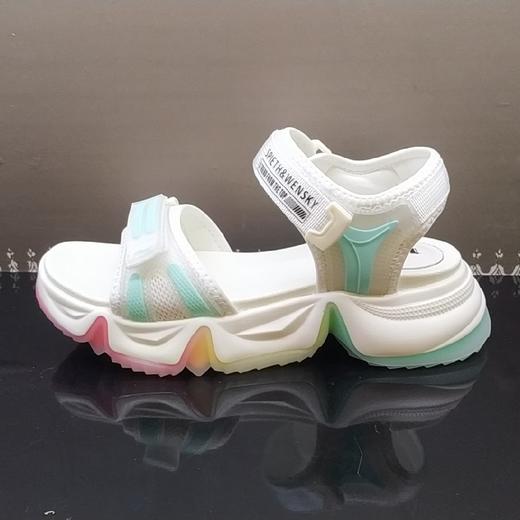lfgj jeans BJ808 夏季炫酷运动彩虹鞋底凉鞋 商品图7