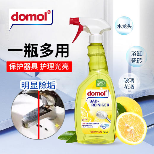 德国domol浴室清洁剂玻璃瓷砖水龙头除垢750ml 商品图3