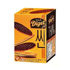 好丽友薄脆巧克力饼干84g오리온씬84g