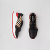 BURBERRY 博柏利 女士皮革拼 Vintage 格纹棉质运动鞋 格子 8038184 A7626 商品缩略图1