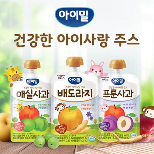 日东福德食果汁 3种口味宝宝零食辅食100g袋 商品图1