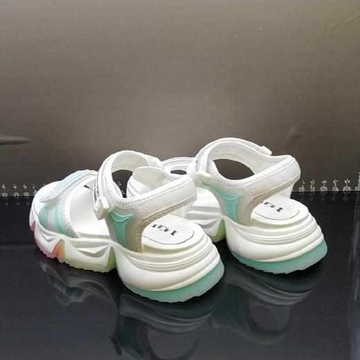 lfgj jeans BJ808 夏季炫酷运动彩虹鞋底凉鞋 商品图10