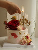 红色系烛台鲜花 商品缩略图0