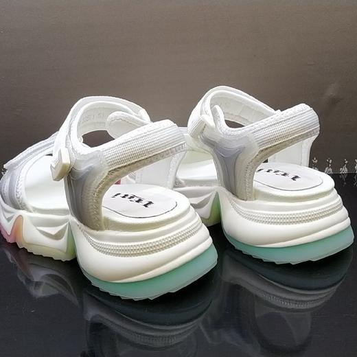 lfgj jeans BJ808 夏季炫酷运动彩虹鞋底凉鞋 商品图4
