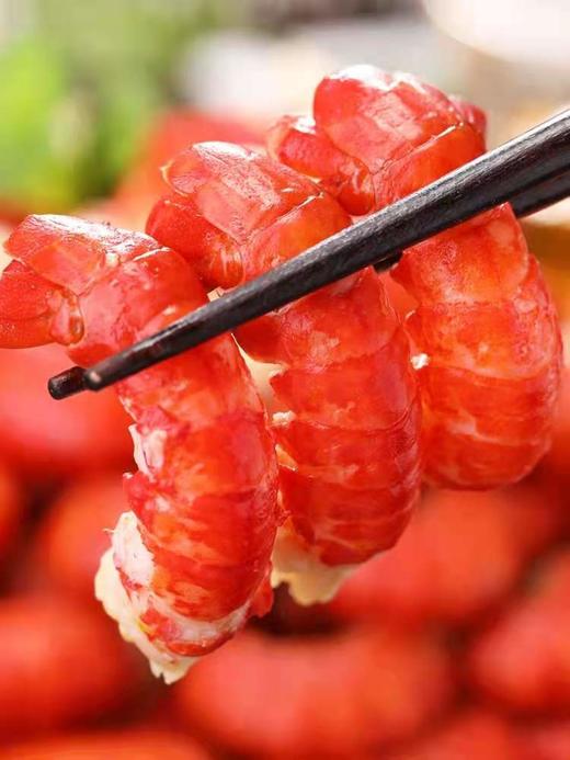 【顺丰包邮】小龙虾龙虾尾------新鲜无冰衣一级龙虾尾250克*4包 商品图1