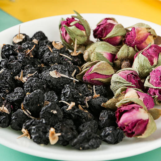 黑枸杞玫瑰花茶120g/盒 商品图0