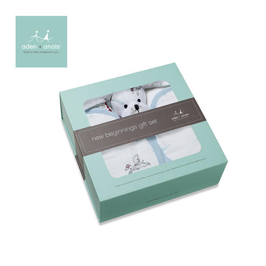 【已下架】积分兑换 | 美国aden+anais多功能襁褓包巾口水巾新生儿礼盒套装（不支持无理由退换） [福利品] 商品图2
