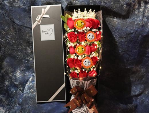 六一乒乓菊笑脸花束礼盒4选1含配送 商品图3