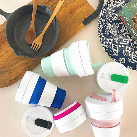 【亏本清仓】 STOJO 可压缩水杯 便携硅胶折叠运动水杯470ml （不支持无理由退换）[福利品] 商品图13