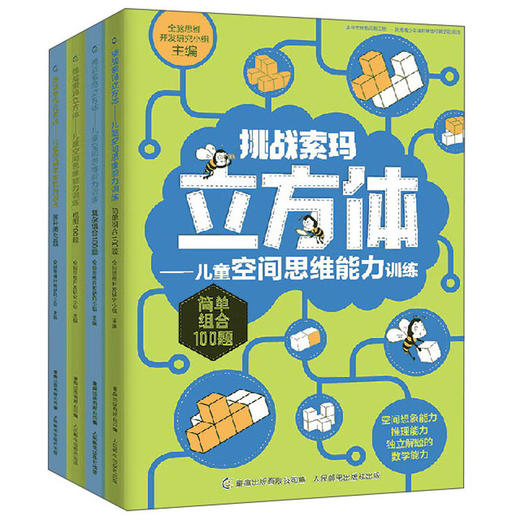 挑战索玛立方体 儿童空间思维能力训练 3-6岁 全脑思维开发研究小组 著 童书 商品图2