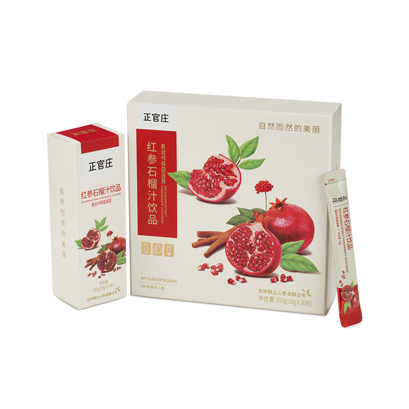 足足60条 | 韩国正官庄红参红石榴液 红参浓缩液 滋补饮品，10g*30条