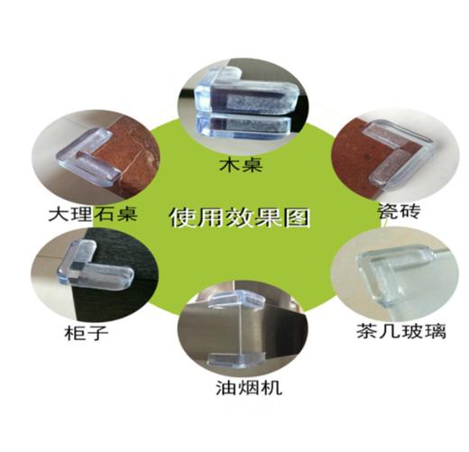 儿童圆形硅胶防撞角  桌角直角防磕碰安全保护角茶几包角安全3.15 商品图3