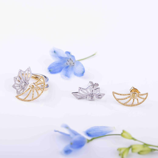 「雪花与密扇」钻石耳钉

0.34克拉祖母绿切割钻石
0.35克拉枕形切割黄钻
0.22克拉钻石
3.51克18K金 商品图5