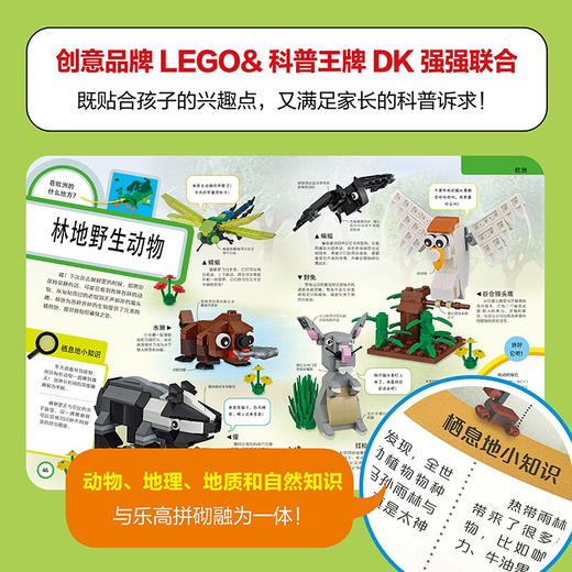 乐高环游动物世界 附乐高原装玩具 6-14岁 罗娜 斯基恩 著 童书 商品图1