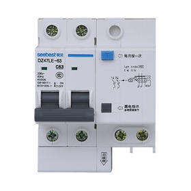 视贝漏电断路器 DZ47LE-63 2P
