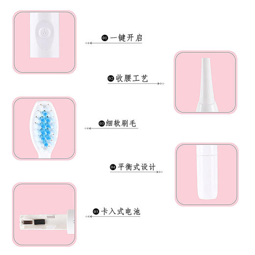 【新品上线】DRETEC/多利科日本品牌家用软毛声波式电动牙刷成人美白洁净牙齿 商品图2