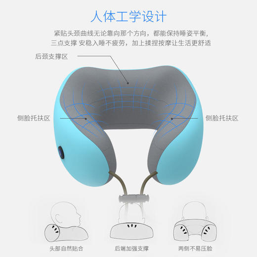 【已下架】积分换购 | 汇优尚品 U型枕震动款 （不支持无理由退换）[福利品] 商品图5