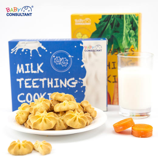 宝贝顾问宝宝零食磨牙棒饼干儿童牛奶口味营养辅食星奇牙饼 商品图0