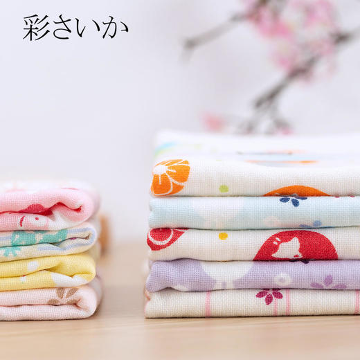 【已下架】积分兑换 | タオル美术馆彩樱花兔方巾3条装日式纯棉吸水洗澡毛巾（不支持无理由退换）[福利品] 商品图0
