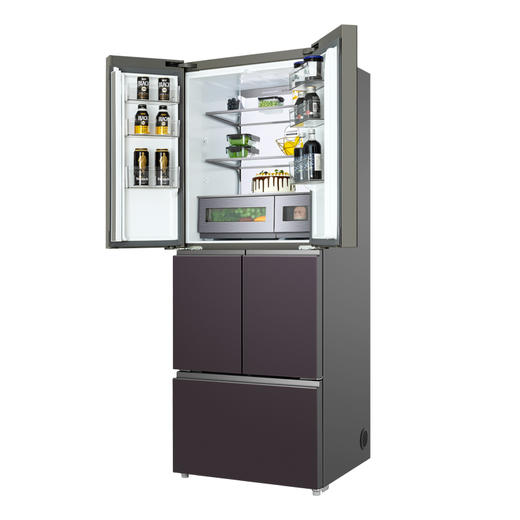 【TCL冰箱】TCL R420C6-G烟紫绒 420升急冷速冻法式多门冰箱 商品图8