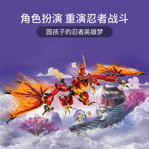 乐高LEGO 烈焰神龙的攻击 LEGC71753 商品图4