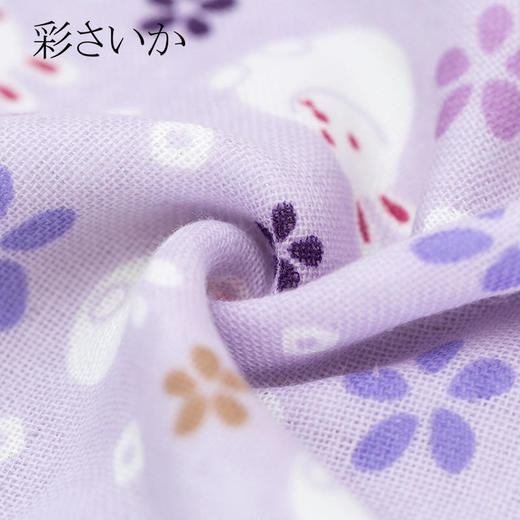 【已下架】积分兑换 | タオル美术馆彩樱花兔方巾3条装日式纯棉吸水洗澡毛巾（不支持无理由退换）[福利品] 商品图1