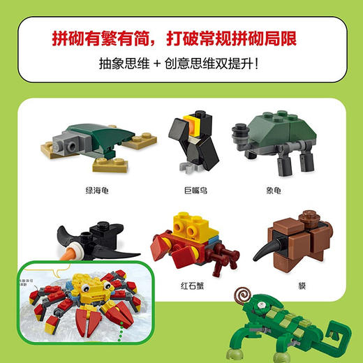 乐高环游动物世界 附乐高原装玩具 6-14岁 罗娜 斯基恩 著 童书 商品图3