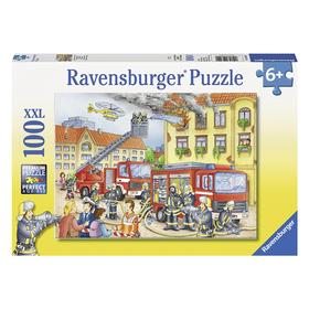 Ravensburger拼图 平面拼图100片消防现场RAVC108220