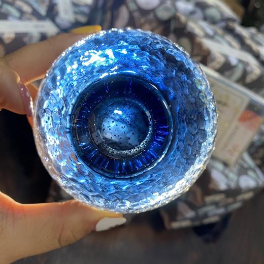 价值2000+ 你想要的宇宙星辰，都藏在杯子里！超美轮美奂八千代星空杯 超治愈 正仓院蓝 蓝如星空 镶嵌金泽金箔 温润高雅 精致华美 送礼/私藏/诉说情肠超治愈的玻璃杯 预售 商品图8
