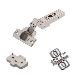 +30°II 全盖集成阻尼角度铰链+正5度角度垫片（厚6mm）+普通底座+标志盖