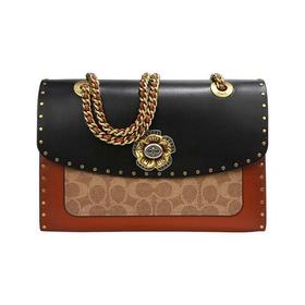 【山茶花系列包包 香港直邮 】COACH蔻驰  PARKER女士经典山茶花手提单肩斜跨链条包