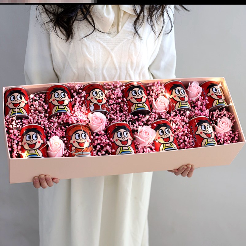 六一儿童节零食鲜花花束礼盒三选一