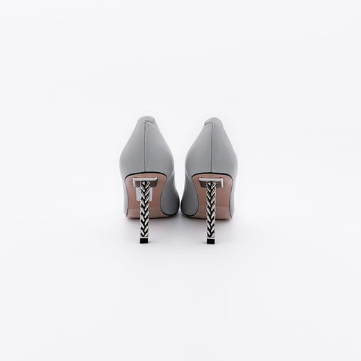 SAFICOO 意大利进口纯羊皮 时尚拼色高跟鞋 商品图4