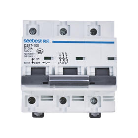 视贝小型断路器 DZ47-100 3P D型