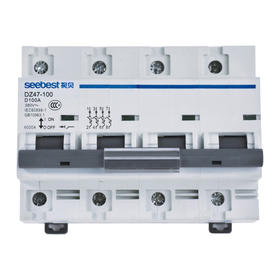视贝小型断路器 DZ47-100 4P D型
