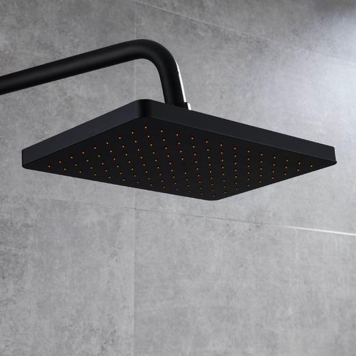 AGL格朗 恒温大花洒 平面3982 纯黑 商品图3