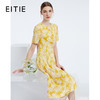 EITIE爱特爱夏季新款时尚百搭气质清新印花收腰A字显瘦连衣裙6607348 商品缩略图0