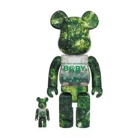 Bearbrick-森林千秋-400%+100%